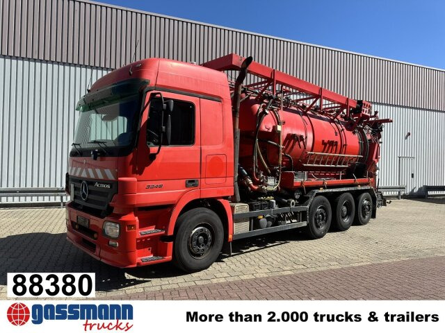 Mercedes-Benz Actros 3246 L 8x2, Hellmers Saug- und Spülwagen - Veegwagen: afbeelding 1 Mercedes-Benz Actros 3246 L 8x2, Hellmers Saug- und Spülwagen - Veegwagen: afbeelding 1