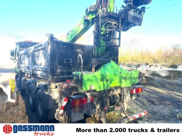 Mercedes-Benz Actros 3341 K 6x4, Bormatik links, Heckkran Penz - Kipper vrachtwagen, Kraanwagen: afbeelding 3 Mercedes-Benz Actros 3341 K 6x4, Bormatik links, Heckkran Penz - Kipper vrachtwagen, Kraanwagen: afbeelding 3
