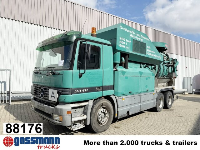 Mercedes-Benz Actros 3348 6x4, V8, Kroll Saug-/Spülwagen ca. - Veegwagen: afbeelding 1 Mercedes-Benz Actros 3348 6x4, V8, Kroll Saug-/Spülwagen ca. - Veegwagen: afbeelding 1