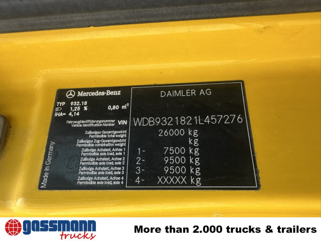 Mercedes-Benz Actros 3348 AK 6x6, Bordmatik links - Kipper vrachtwagen: afbeelding 4 Mercedes-Benz Actros 3348 AK 6x6, Bordmatik links - Kipper vrachtwagen: afbeelding 4