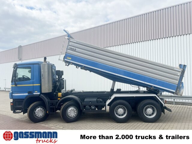 Kipper vrachtwagen Mercedes-Benz Actros MP 3, 3241/8x4, Alukipper Bordmatik,: afbeelding 12