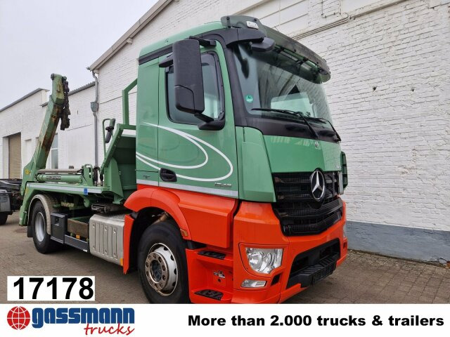 Mercedes-Benz Antos 1848 L 4x2, Meiller AK 12 MTG Teleskop, - Portaalarmsysteem vrachtwagen: afbeelding 1 Mercedes-Benz Antos 1848 L 4x2, Meiller AK 12 MTG Teleskop, - Portaalarmsysteem vrachtwagen: afbeelding 1