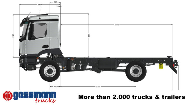 Mercedes-Benz Arocs 1827/30 A 4x4, mehrfach vorhanden! - Chassis vrachtwagen: afbeelding 5 Mercedes-Benz Arocs 1827/30 A 4x4, mehrfach vorhanden! - Chassis vrachtwagen: afbeelding 5
