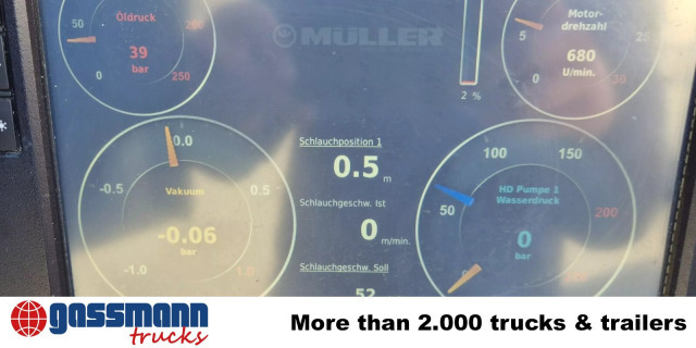 Mercedes-Benz Arocs 1843 L 4x2, Müller Canalmaster ca. 8m³, - Veegwagen: afbeelding 2 Mercedes-Benz Arocs 1843 L 4x2, Müller Canalmaster ca. 8m³, - Veegwagen: afbeelding 2