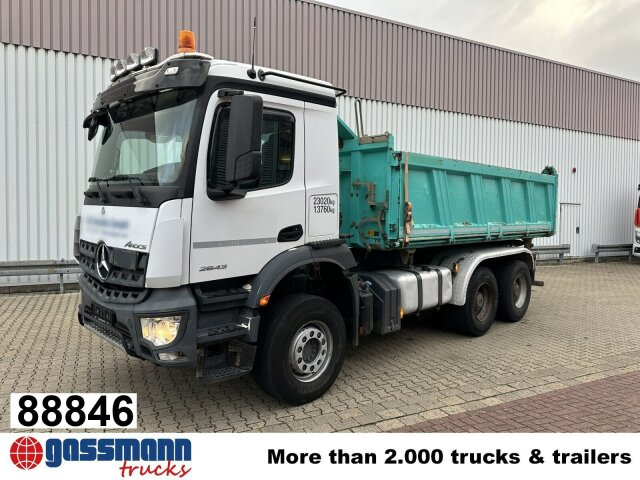 Mercedes-Benz Arocs 2643 K 6x4, Rollplane, Meiller - Kipper vrachtwagen: afbeelding 1 Mercedes-Benz Arocs 2643 K 6x4, Rollplane, Meiller - Kipper vrachtwagen: afbeelding 1
