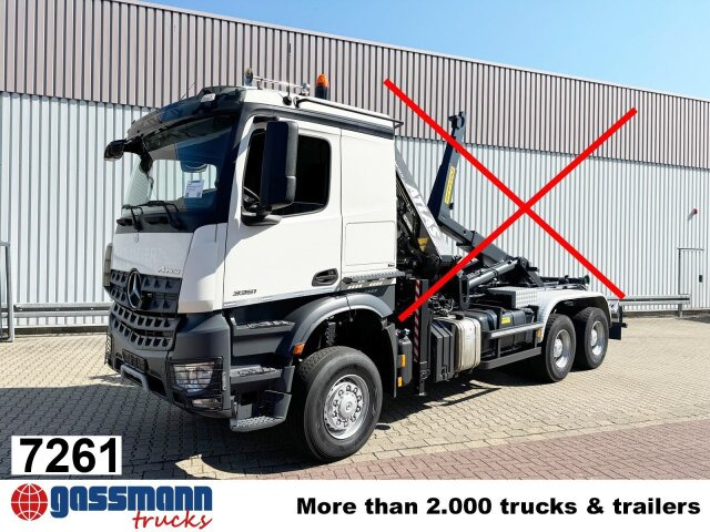 Mercedes-Benz Arocs 3351 AK 6x6, Retarder, Navi, Grounder - Haakarmsysteem vrachtwagen: afbeelding 1 Mercedes-Benz Arocs 3351 AK 6x6, Retarder, Navi, Grounder - Haakarmsysteem vrachtwagen: afbeelding 1