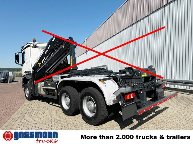 Haakarmsysteem vrachtwagen Mercedes-Benz Arocs 3351 AK 6x6, Retarder, Navi, Grounder: afbeelding 11