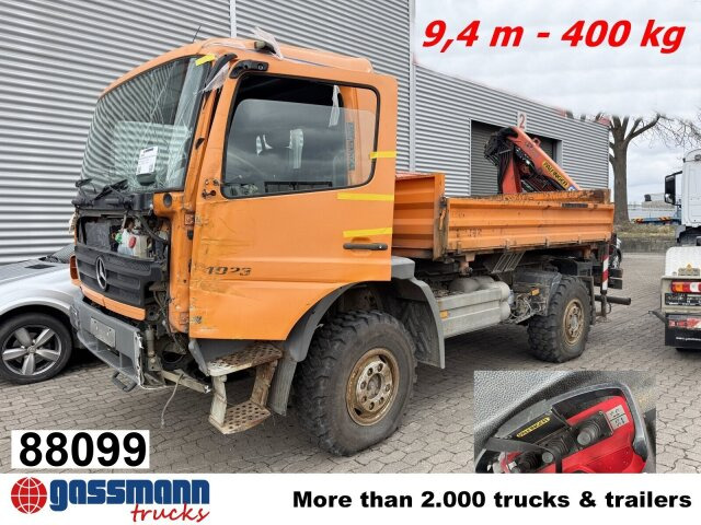 Mercedes-Benz Atego 1023 A 4x4, Einzelbereifung, Heckkran - Chassis vrachtwagen, Kraanwagen: afbeelding 1 Mercedes-Benz Atego 1023 A 4x4, Einzelbereifung, Heckkran - Chassis vrachtwagen, Kraanwagen: afbeelding 1