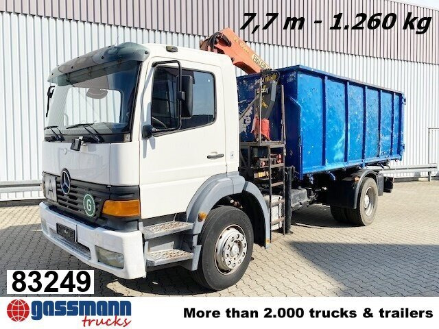 Mercedes-Benz Atego 1823 4x2 mit Kran Palfinger PK10500, - Kipper vrachtwagen, Kraanwagen: afbeelding 1 Mercedes-Benz Atego 1823 4x2 mit Kran Palfinger PK10500, - Kipper vrachtwagen, Kraanwagen: afbeelding 1