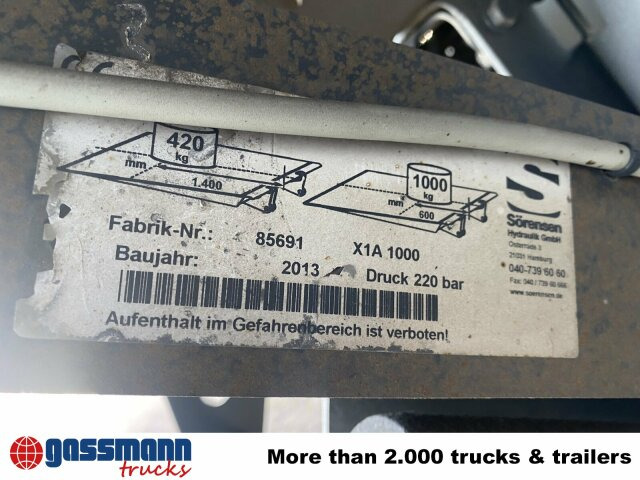 Mercedes-Benz Atego 816 4x2 mit Sörensen LBW - Bakwagen: afbeelding 4 Mercedes-Benz Atego 816 4x2 mit Sörensen LBW - Bakwagen: afbeelding 4