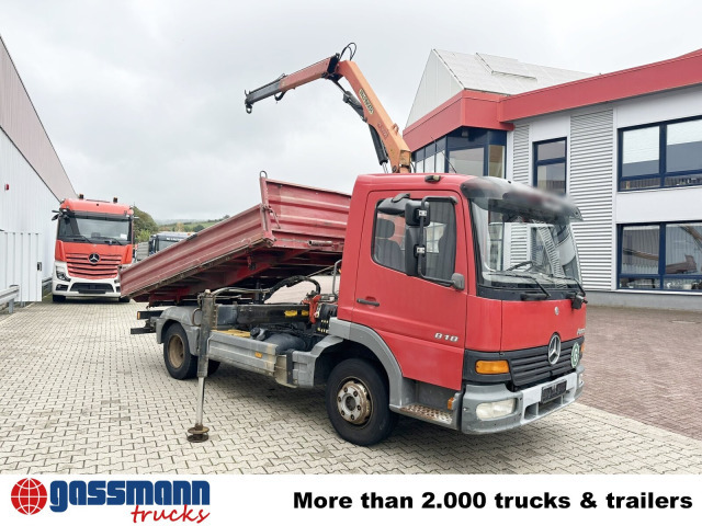 Kipper vrachtwagen, Kraanwagen Mercedes-Benz Atego 818 K 4x2 mit Kran Palfinger PK 6500, 2x: afbeelding 8 Kipper vrachtwagen, Kraanwagen Mercedes-Benz Atego 818 K 4x2 mit Kran Palfinger PK 6500, 2x: afbeelding 8