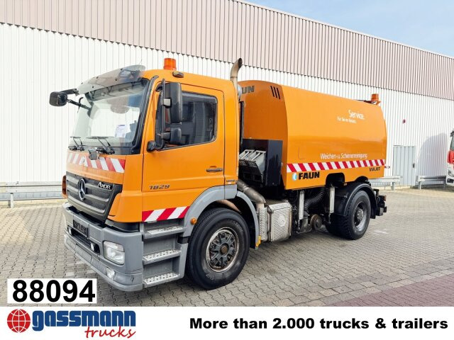 Mercedes-Benz Axor 1829 4x2, Zweiweg Z200, Kehrmaschine Faun - Veegwagen: afbeelding 1 Mercedes-Benz Axor 1829 4x2, Zweiweg Z200, Kehrmaschine Faun - Veegwagen: afbeelding 1