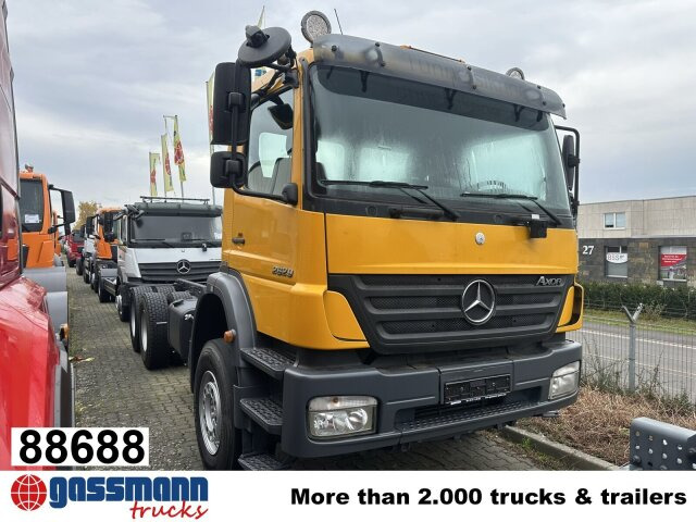 Mercedes-Benz Axor 2629 K 6x4, PTO, Steel, Manual, 6-Zylinder - Chassis vrachtwagen: afbeelding 1 Mercedes-Benz Axor 2629 K 6x4, PTO, Steel, Manual, 6-Zylinder - Chassis vrachtwagen: afbeelding 1