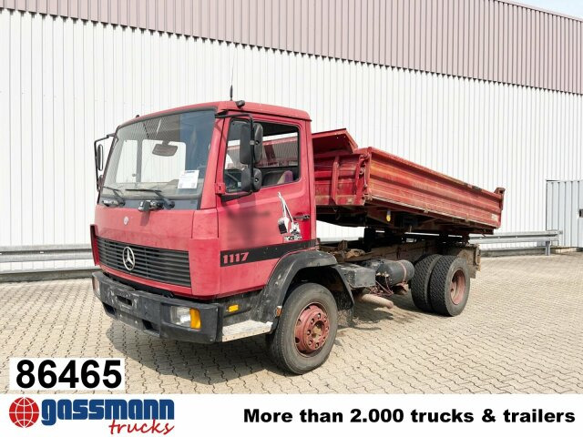 Mercedes-Benz LK 1117 K 4x2, 6-Zylinder Motor, 2x AHK - Kipper vrachtwagen: afbeelding 1 Mercedes-Benz LK 1117 K 4x2, 6-Zylinder Motor, 2x AHK - Kipper vrachtwagen: afbeelding 1