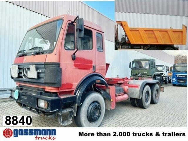 Mercedes-Benz SK II 25/2634 K 6x4, Stahlmulde ca. 13m³ - Kipper vrachtwagen: afbeelding 1 Mercedes-Benz SK II 25/2634 K 6x4, Stahlmulde ca. 13m³ - Kipper vrachtwagen: afbeelding 1