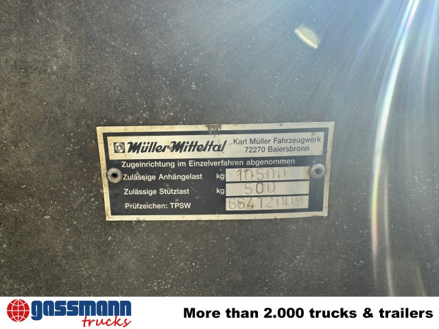 Müller-Mitteltal KA-TA-R 10.5, Rampenschacht - Kipper aanhangwagen: afbeelding 2 Müller-Mitteltal KA-TA-R 10.5, Rampenschacht - Kipper aanhangwagen: afbeelding 2