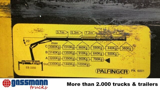 Renault D 180.75 4x2 mit Kran Palfinger PK6001 - Vrachtwagen met open laadbak, Kraanwagen: afbeelding 4 Renault D 180.75 4x2 mit Kran Palfinger PK6001 - Vrachtwagen met open laadbak, Kraanwagen: afbeelding 4