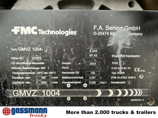 Scania R450 4x2, Retarder, ADR, Rohr Tank, ca. 14400l - Tankwagen: afbeelding 4 Scania R450 4x2, Retarder, ADR, Rohr Tank, ca. 14400l - Tankwagen: afbeelding 4