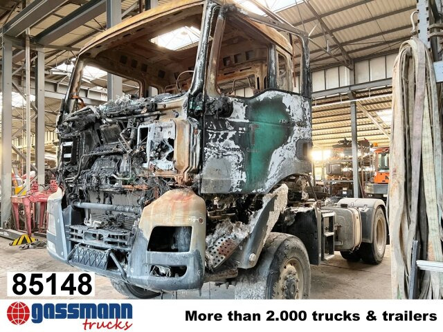 MAN TGS 18.480 4x4 BLS, BRANDSCHADEN - Trekker: afbeelding 1 MAN TGS 18.480 4x4 BLS, BRANDSCHADEN - Trekker: afbeelding 1