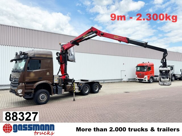 Mercedes-Benz Arocs 3351 LS 6x6, Grounder, MirrorCam, Navi, - Trekker: afbeelding 1 Mercedes-Benz Arocs 3351 LS 6x6, Grounder, MirrorCam, Navi, - Trekker: afbeelding 1