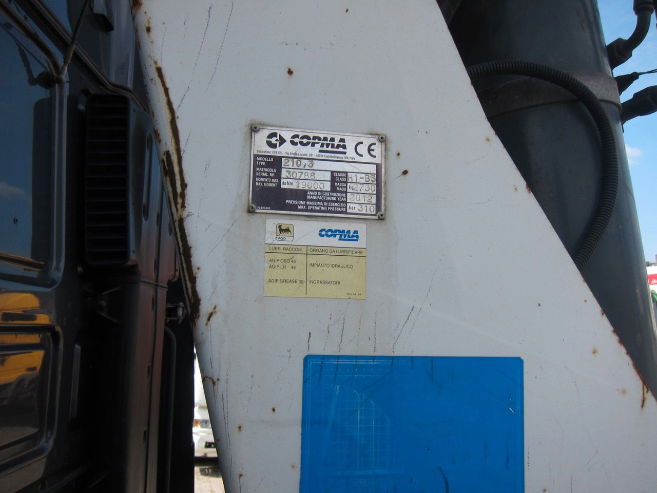 Trekker DAF XF 105 510 6X2 Copma 21t/m Kran/Crane/ Grua/Funk: afbeelding 6