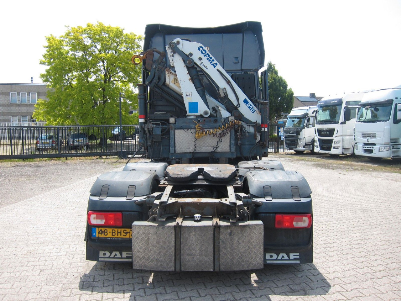 Trekker DAF XF 105 510 6X2 Copma 21t/m Kran/Crane/ Grua/Funk: afbeelding 9