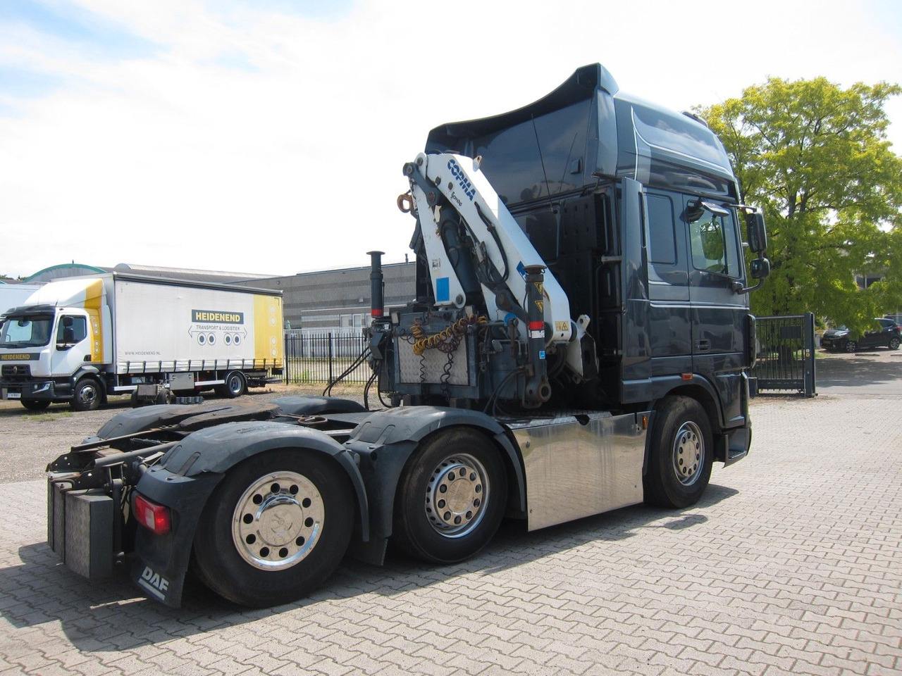 Trekker DAF XF 105 510 6X2 Copma 21t/m Kran/Crane/ Grua/Funk: afbeelding 8