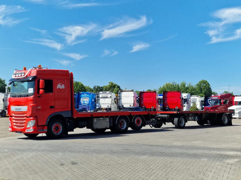 DAF XF 410 6x2 SpaceCab - Flatbed - Euro 6 + 2 axle trailer BPW - Vrachtwagen met open laadbak: afbeelding 3 DAF XF 410 6x2 SpaceCab - Flatbed - Euro 6 + 2 axle trailer BPW - Vrachtwagen met open laadbak: afbeelding 3