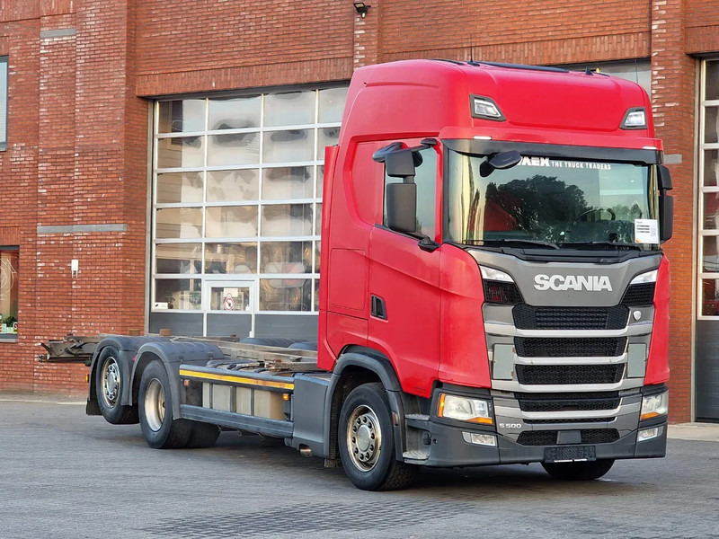 Scania S500 NGS Highline 6x2 - BDF - Full air - Navi - Retarder - Containertransporter/ Wissellaadbak vrachtwagen: afbeelding 1 Scania S500 NGS Highline 6x2 - BDF - Full air - Navi - Retarder - Containertransporter/ Wissellaadbak vrachtwagen: afbeelding 1