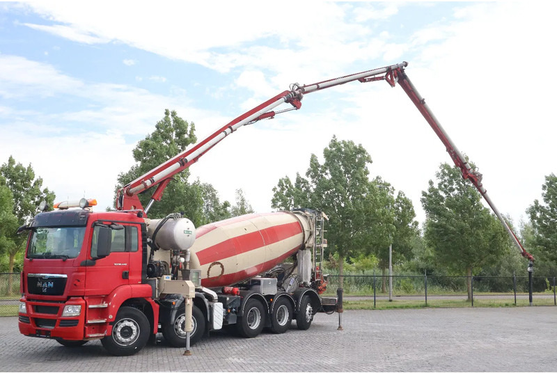 MAN TGS 50.440 | 10X4*6 | SARAKA 28 METER | 8M3 MIXER - Betonpomp: afbeelding 1 MAN TGS 50.440 | 10X4*6 | SARAKA 28 METER | 8M3 MIXER - Betonpomp: afbeelding 1
