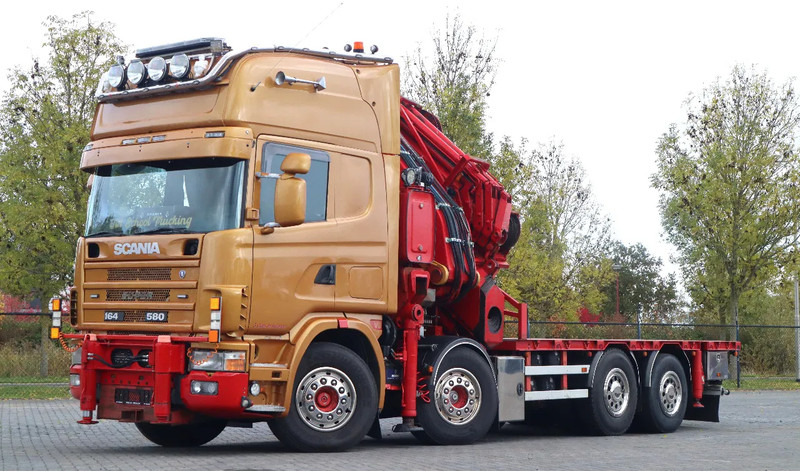 Scania R164-580 V8 8X2 | COPMA 990 | JIB | 6+4 EXT | WINCH | REMOTE - Kraanwagen: afbeelding 1 Scania R164-580 V8 8X2 | COPMA 990 | JIB | 6+4 EXT | WINCH | REMOTE - Kraanwagen: afbeelding 1