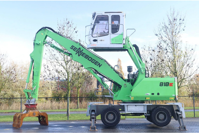 Sennebogen 818 E K9 ULM | SORTING GRAB | GOOD TIRES - Mobiele graafmachine: afbeelding 1 Sennebogen 818 E K9 ULM | SORTING GRAB | GOOD TIRES - Mobiele graafmachine: afbeelding 1