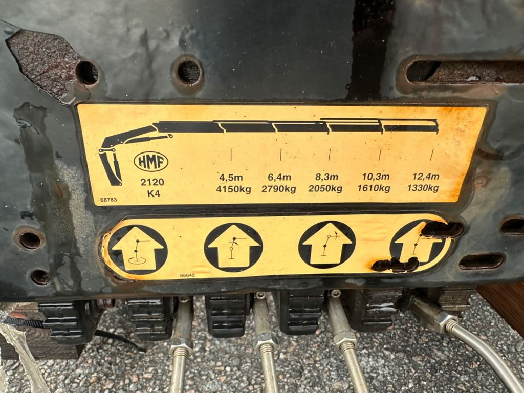 Autolaadkraan HMF 2120 K4 Radio Remote / Crane / Kran HMF 2120 K4 Radio Remote / Crane / Kran: afbeelding 7