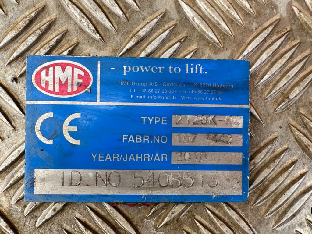 Autolaadkraan HMF 2120 K4 Radio Remote / Crane / Kran HMF 2120 K4 Radio Remote / Crane / Kran: afbeelding 11