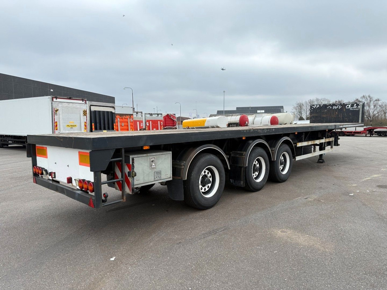 Lag 3 axle 7 m. Extendable / Last Axle Steering - Vlakke/ Open oplegger: afbeelding 3 Lag 3 axle 7 m. Extendable / Last Axle Steering - Vlakke/ Open oplegger: afbeelding 3