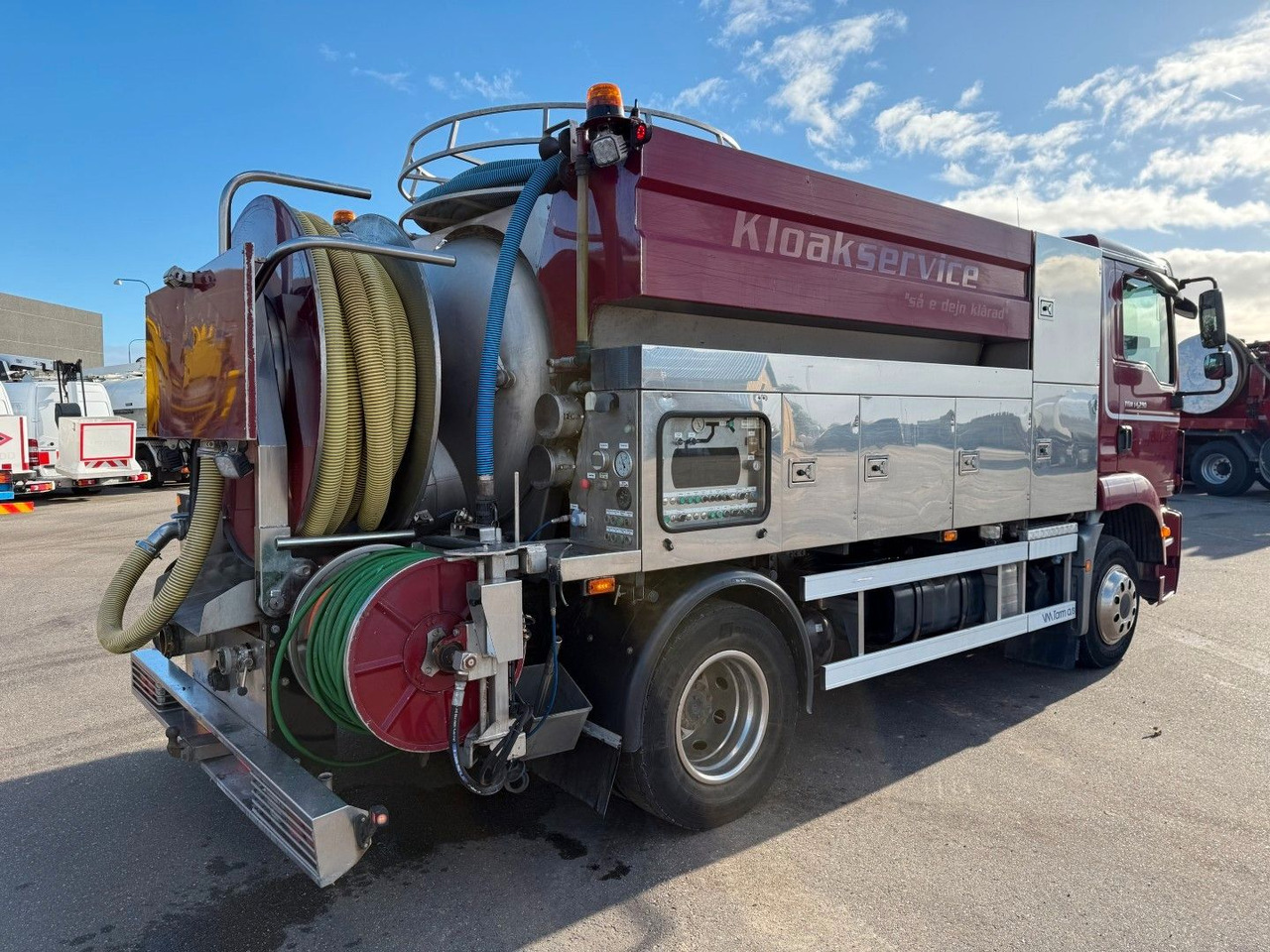 MAN TGM 14.250 VM-Tarm Stainless Steel 5600 l. Kombi - Vacuümwagen: afbeelding 3 MAN TGM 14.250 VM-Tarm Stainless Steel 5600 l. Kombi - Vacuümwagen: afbeelding 3