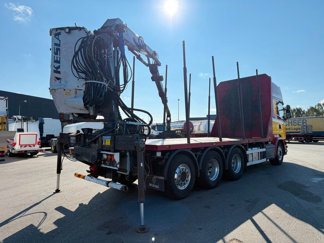Scania R580 V8 8x4*4 Crane Kesla 21127 / Woodtransport - Kraanwagen: afbeelding 3 Scania R580 V8 8x4*4 Crane Kesla 21127 / Woodtransport - Kraanwagen: afbeelding 3