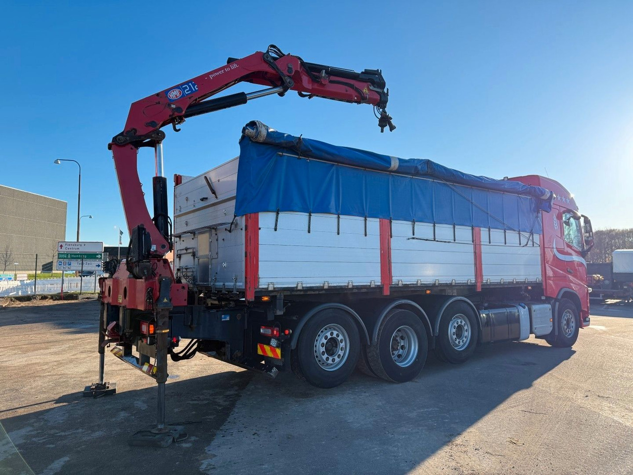Volvo FH 500 8x2*6 Tipper / Kran / Crane / HMF 2120 - Kraanwagen: afbeelding 3 Volvo FH 500 8x2*6 Tipper / Kran / Crane / HMF 2120 - Kraanwagen: afbeelding 3
