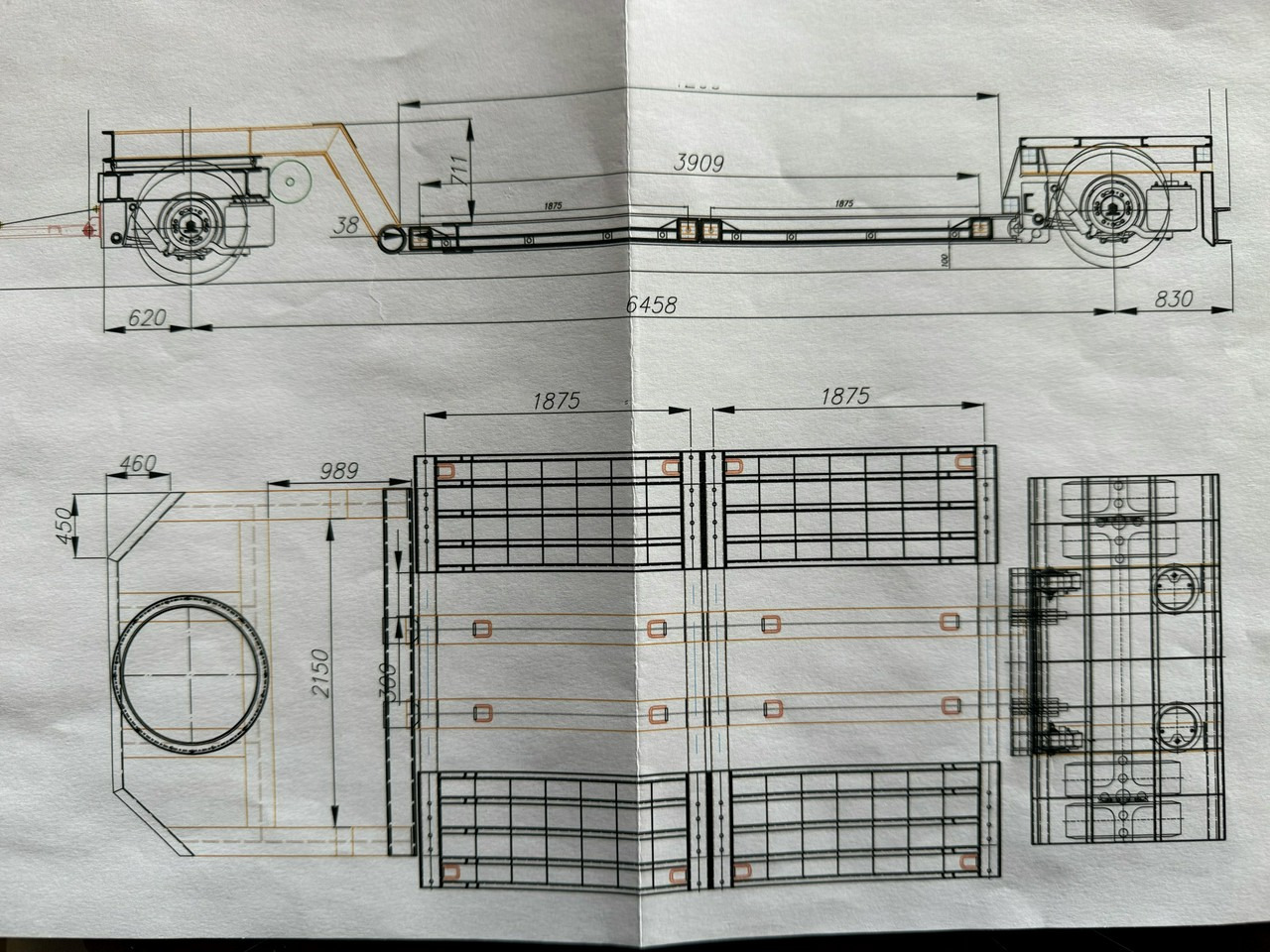 EMTECH 2 osiowa PCN 18 TIEFBETT Zagłębiana Rozciągana Oś Skrętna UNIKAT - Dieplader oplegger: afbeelding 4 EMTECH 2 osiowa PCN 18 TIEFBETT Zagłębiana Rozciągana Oś Skrętna UNIKAT - Dieplader oplegger: afbeelding 4