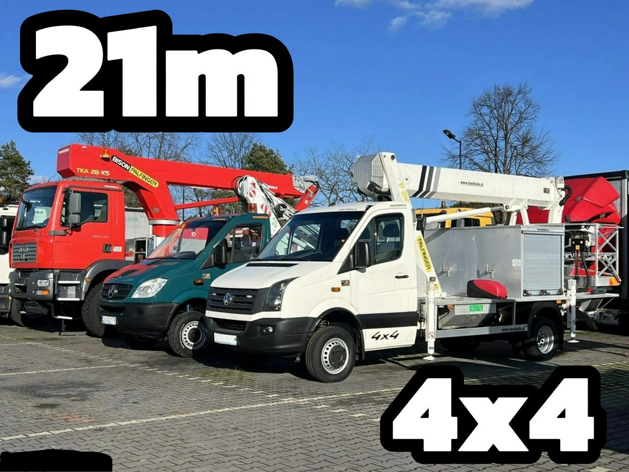 Iveco Volkswagen Crafter 4x4 Zwyżka 21m Palfinger P210BK JIP-Ogon udt - Vrachtwagen hoogwerker: afbeelding 1 Iveco Volkswagen Crafter 4x4 Zwyżka 21m Palfinger P210BK JIP-Ogon udt - Vrachtwagen hoogwerker: afbeelding 1