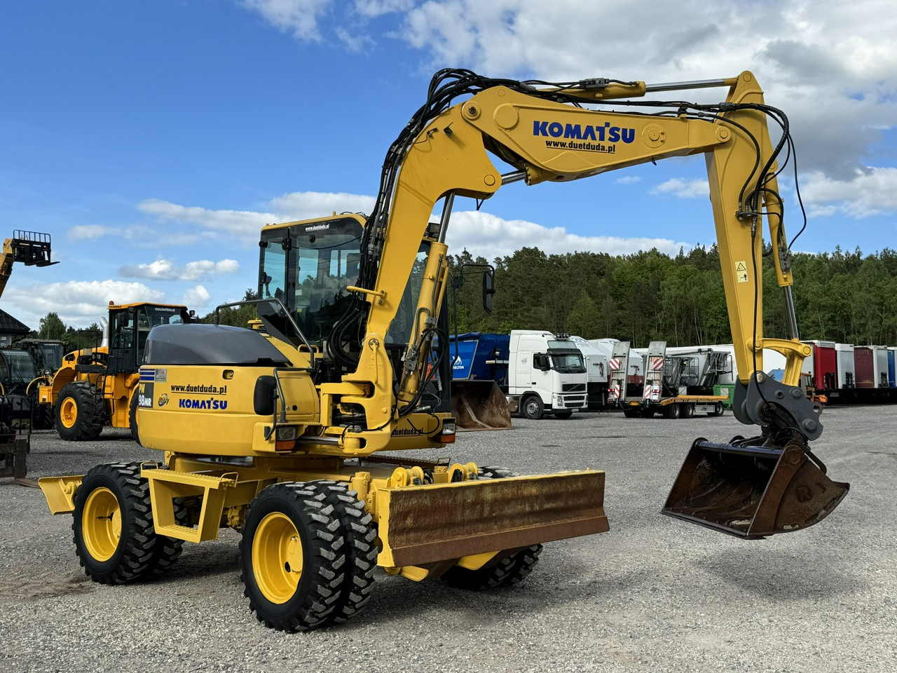Komatsu PW 98 MR 8 Pług + Podpory 10ton Szybkozłącze - Mobiele graafmachine: afbeelding 2 Komatsu PW 98 MR 8 Pług + Podpory 10ton Szybkozłącze - Mobiele graafmachine: afbeelding 2