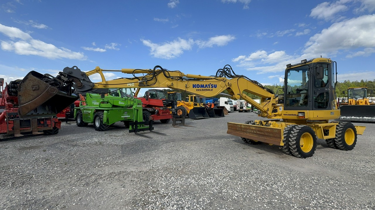 Komatsu PW 98 MR 8 Pług + Podpory 10ton Szybkozłącze - Mobiele graafmachine: afbeelding 3 Komatsu PW 98 MR 8 Pług + Podpory 10ton Szybkozłącze - Mobiele graafmachine: afbeelding 3