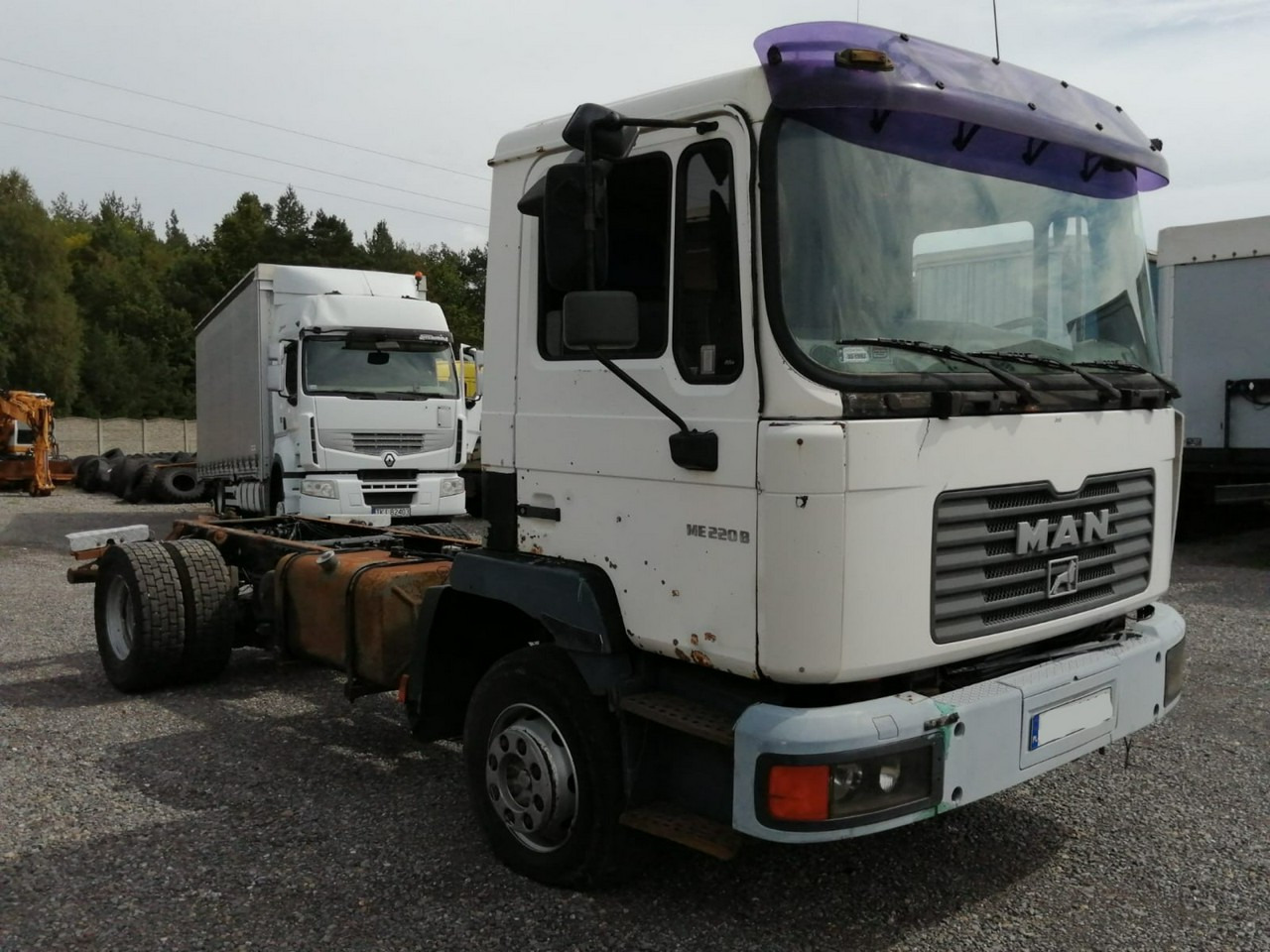 MAN ME 220B 4x2 Rama do zabudowy Sprawny !!! - Chassis vrachtwagen: afbeelding 2 MAN ME 220B 4x2 Rama do zabudowy Sprawny !!! - Chassis vrachtwagen: afbeelding 2