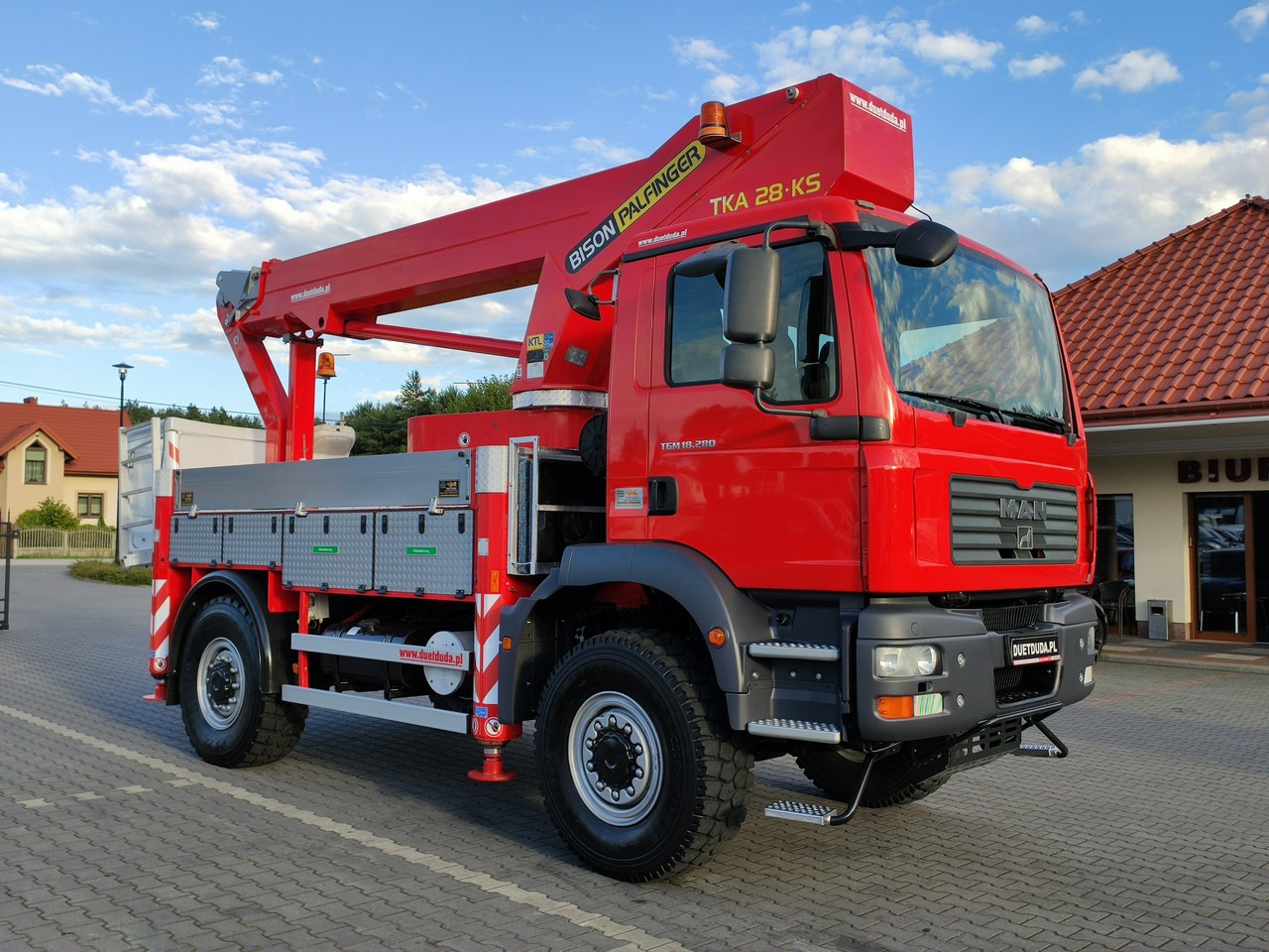 MAN TGM 18.280 4x4 Zwyżka Bison Palfinger TKA 28 Podnośnik Koszowy - Vrachtwagen hoogwerker: afbeelding 2 MAN TGM 18.280 4x4 Zwyżka Bison Palfinger TKA 28 Podnośnik Koszowy - Vrachtwagen hoogwerker: afbeelding 2