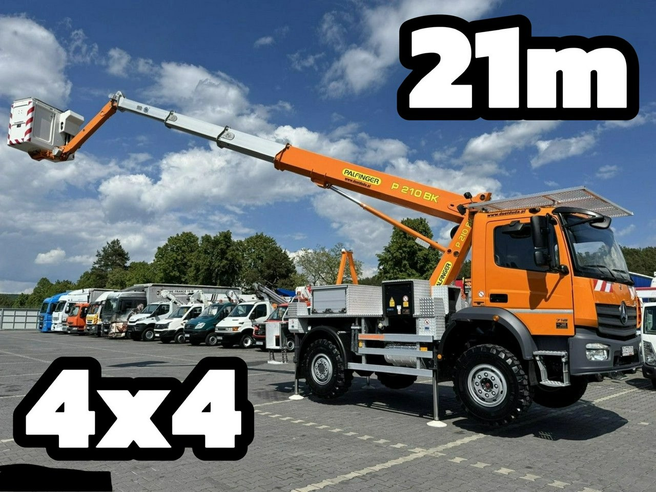 Mercedes Atego 718 E6 4x4 Zwyżka PALFINGER P210 BK Podnośnik Koszowy - Vrachtwagen hoogwerker: afbeelding 1 Mercedes Atego 718 E6 4x4 Zwyżka PALFINGER P210 BK Podnośnik Koszowy - Vrachtwagen hoogwerker: afbeelding 1