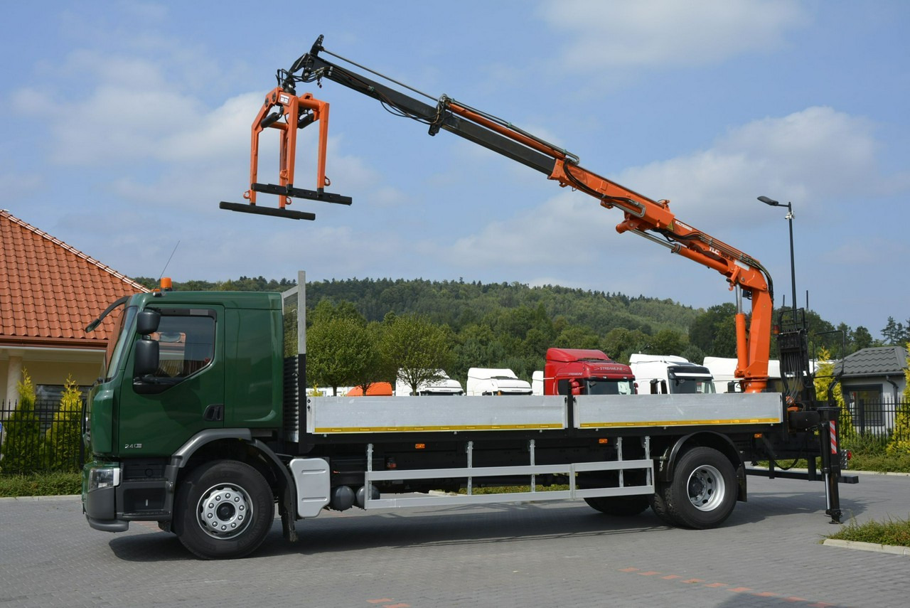 Renault Premium 180.240DXI długość Skrzyni-6.820cm + HDS TEREX TLC 92.2 - Vrachtwagen met open laadbak, Kraanwagen: afbeelding 3 Renault Premium 180.240DXI długość Skrzyni-6.820cm + HDS TEREX TLC 92.2 - Vrachtwagen met open laadbak, Kraanwagen: afbeelding 3