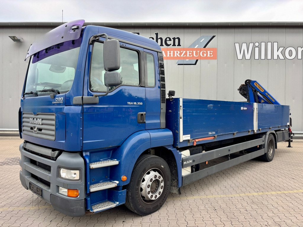 MAN TGA 18.350 4x2 LL / Palfinger PK9002 EH Kran - Vrachtwagen met open laadbak: afbeelding 2 MAN TGA 18.350 4x2 LL / Palfinger PK9002 EH Kran - Vrachtwagen met open laadbak: afbeelding 2