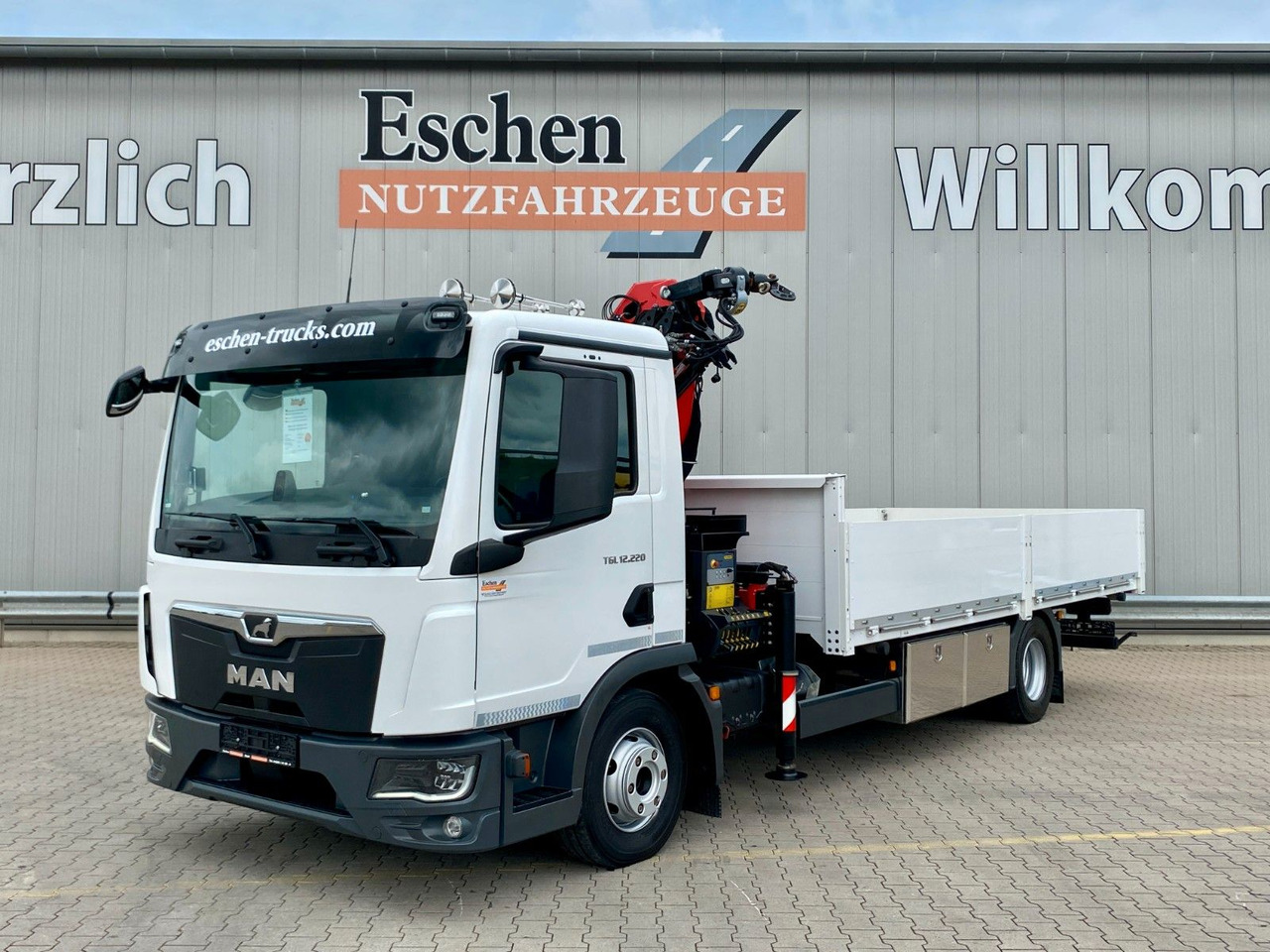 MAN TGL 12.220 | Palfinger PK 9.501*5+6. Kreis*Navi - Vrachtwagen met open laadbak, Kraanwagen: afbeelding 1 MAN TGL 12.220 | Palfinger PK 9.501*5+6. Kreis*Navi - Vrachtwagen met open laadbak, Kraanwagen: afbeelding 1