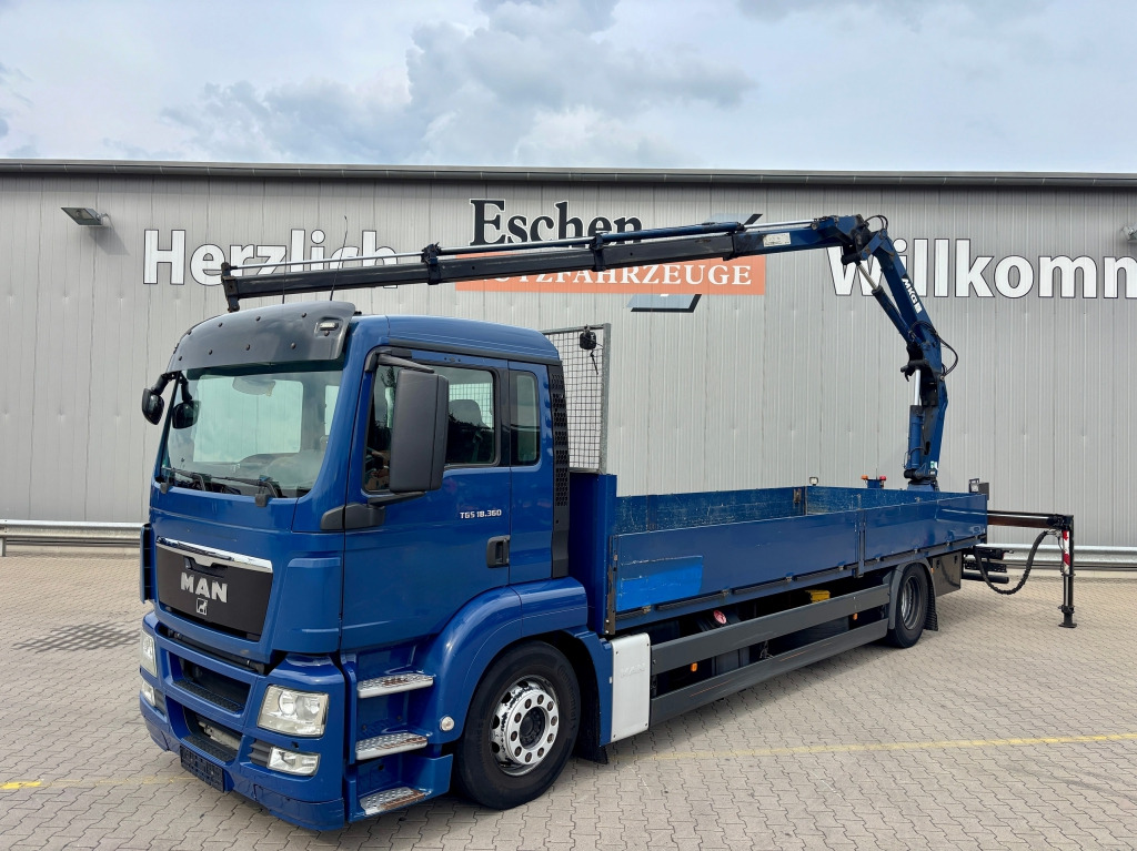 MAN TGS 18.360 4x2 LL / MKG HLK 121 Heckkran - Vrachtwagen met open laadbak: afbeelding 2 MAN TGS 18.360 4x2 LL / MKG HLK 121 Heckkran - Vrachtwagen met open laadbak: afbeelding 2