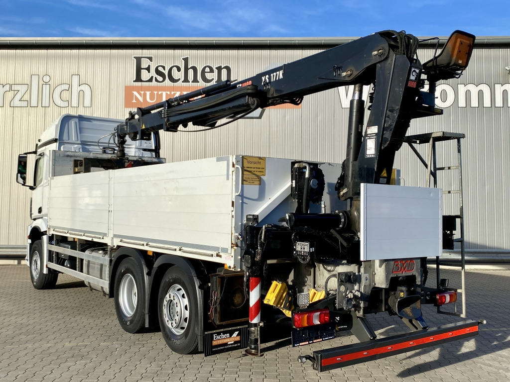 Mercedes-Benz 2545 L 6x2 Arocs / HIAB 177 K Pro Kran - Vrachtwagen met open laadbak, Kraanwagen: afbeelding 3 Mercedes-Benz 2545 L 6x2 Arocs / HIAB 177 K Pro Kran - Vrachtwagen met open laadbak, Kraanwagen: afbeelding 3
